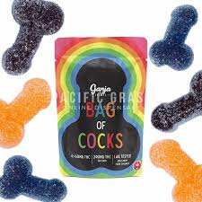 Ganja Edibles Bag of Cocks – 240mg