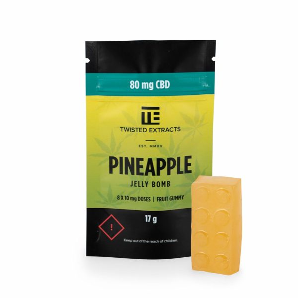 Prescribe Pineapple CBD Jelly Bomb | Best CBD/THC Gummies Canada US