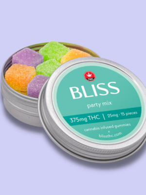Bliss Gummies Party Mix 375mg THC