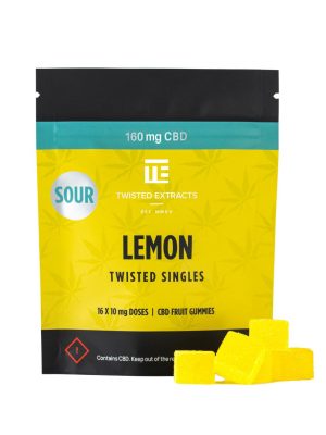 Twisted Extracts Sour Lemon CBD – 160mg